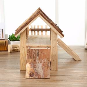 <span class=keywords><strong>Cage</strong></span> pour animaux de compagnie en bois de pin naturel non toxique, résistante aux morsures, solide, pour petits animaux, cochons d'Inde, souris - Product Image 3