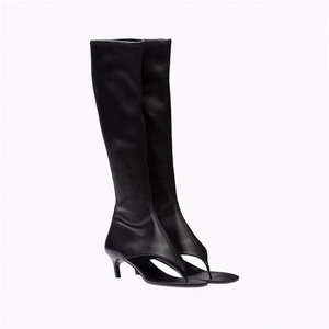 Stivali Invernali da Donna di Alta Moda con Tacco a Rocchetto, Punta Aperta, Impermeabili e Comodi, Fornitura Diretta OEM ODM - Product Image 6