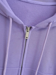 Felpe con cappuccio tagliate personalizzate donna Pullover in pile di cotone bianco da donna felpa con cappuccio da donna - Product Image 6