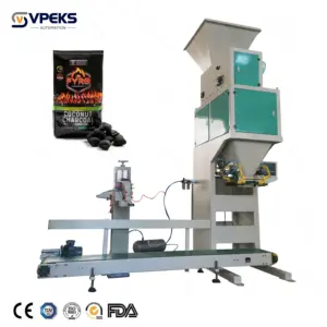 VPEKS Automatic Shisha Charcoal Packing Machine Hookah Cartoning Pillow Packing Machine briquettes wood charcoal packing line