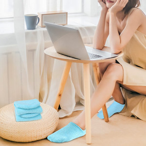 Chaussettes hydratantes pour chevilles (taille 9-11) - Chaussettes <span class=keywords><strong>de</strong></span> récupération écologiques pour femmes en polyester, cadeau <span class=keywords><strong>de</strong></span> spa et <span class=keywords><strong>de</strong></span> bien-être personnel - Product Image 6