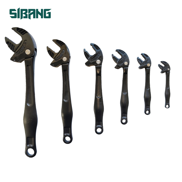 Black Industrial-grade Crab Claw Quick-adjustment  Serrated Claw  Chrome-molybdenum Steel Crab Claw Wrench Electrician Pliers