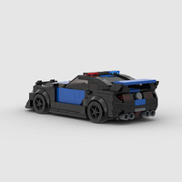 Compatible avec les briques de construction de marque, voiture de course MOC, jouet éducatif à assembler soi-même pour enfants, blocs de construction en plastique ABS, cadeau d'entreprise