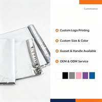 Enveloppes d'expédition auto-adhésives, sacs postaux en plastique opaques, inviolables, taille personnalisée, écologiques, imperméables pour la logistique, conformes RoHS