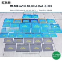 S-160 ESD Silicone tapis de soudure isolation thermique magnétique plate-forme de travail Pad PC téléphone pièces d'entretien Placement pratique