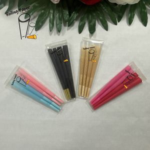 Papier à cigarettes de taille 84MM98MM109MM peut être personnalisé avec du papier pré-roulé coloré non blanchi. - Product Image 4