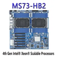 Carte mère de serveur Intel E-ATX OEM MS73-HB2 reconditionnée, chipset Intel C741 intégré, Xeon de 4e/5e génération LGA4677, 16 emplacements SATA