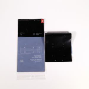 Custom Logo piatto poli PE plastica sotto armatura busta borsa con cerniera autosigillante per abbigliamento e imballaggio di scarpe - Product Image 1