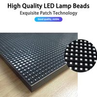 Module d'affichage HD souple polychrome à LED pour l'intérieur supporté ultra mince à coupe personnalisée Affichage publicitaire à LED