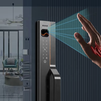 Serrure intelligente TUYA, ensemble complet, poignée de porte électronique, cylindre de serrure avec empreinte digitale et mot de passe, application, adaptée pour la maison et l'hôtel