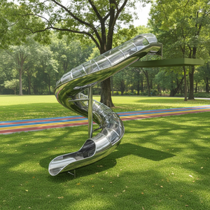 Toboggan en acier inoxydable robuste pour <span class=keywords><strong>jeux</strong></span> <span class=keywords><strong>de</strong></span> plein air éducatifs pour enfants, idéal pour l'école, le jardin et les aventures en plein air - Product Image 4