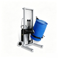 Lève-fût et inverseur de direction à double moteur, capacité de levage de 1500 mm, rotateur de fût semi-électrique pour fût en plastique de 200 L