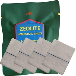 Garza emostatica <span class=keywords><strong>Zeolite</strong></span> Super assorbente e ad azione rapida per il trattamento di sanguinamento grave - Product Image 4