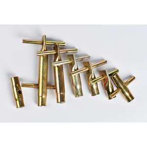 Vis de béton filetée M12 en acier au carbone, <span class=keywords><strong>ancrage</strong></span> à anneau de levage, barre transversale plaquée zinc brillant - Product Image 5