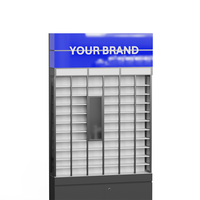 Présentoir mural LED haut de gamme en métal pour lunettes optiques, support de présentation pour magasin de lunettes, cadre pour miroir