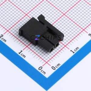 43025-2Y Housing (Wire-to-Board / Wire-to-Wire) P=3mm Connector ( Jack Structure: 2x1P )( Pitch: 3mm )( Row Spacing: 3mm ) - Product Image 2