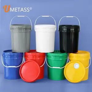 Filtre de baseball de 5 gallons pour eau et bière désinfectant 20l seau de peinture recyclée vide avec couvercle Gamma Seal