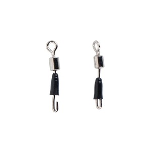 Émerillons d'alimentation de méthode de changement rapide pour le connecteur de matériel de pêche de pêche de carpe avec l'accessoire portatif de boutons-pression - Product Image 1