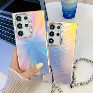 Funda para Teléfono con Cordón de TPU Electrochapado Esmerilado y Diseño IMD para S24 Ultra, S23 Plus, S22, S21FE, S23FE, A55, A35, A52 <span class=keywords><strong>5G</strong></span> - Product Image 4