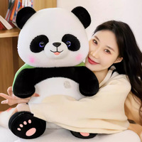 Peluche Panda Dragon Bao Créative 2026 – Ours en Peluche Doux en Polyester pour Dormir – Cadeau d'Anniversaire Dragon du Zodiaque pour Garçons et Filles