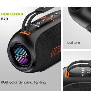 Enceinte portable HOPESTAR H70 80W <span class=keywords><strong>sans</strong></span> <span class=keywords><strong>fil</strong></span>, étanche IPX6, Boombox extérieure avec stéréo TWS, basses profondes, batterie 8800mAh - Product Image 6