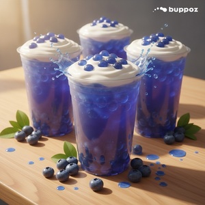บลูเบอร์รี่ Popping Boba ฮาลาล - Product Image 5