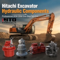Гидронасос аксиально-поршневой RITO для экскаватора 9129693 EX400-3C K3V180 EX400-5 9153952, главный насос гидравлического агрегата экскаватора