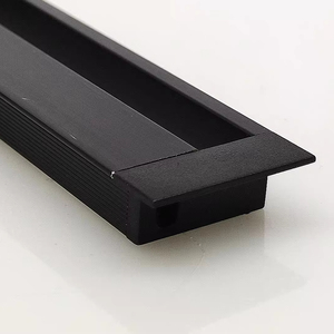 Profilé en aluminium extrudé pour éclairage linéaire, profilé pour éclairage encastré, bande lumineuse de plafond, <span class=keywords><strong>canal</strong></span> LED flexible en silicone - Product Image 4