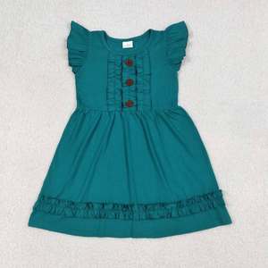 <span class=keywords><strong>Robe</strong></span> d'été pour filles de 3 à 16 ans, <span class=keywords><strong>robe</strong></span> décontractée à manches bouffantes, <span class=keywords><strong>robe</strong></span> florale vintage pour petite fille - Product Image 2