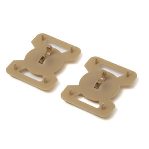 Placa frontal en blanco de 4 pines 13A beige FP ITE para audífonos programables personalizados - Product Image 4