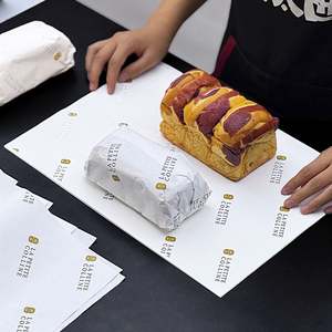 Custom Printed <b>Greaseproof</b> Sandwich Food Wrap Baking Bread <b>Paper</b> Liner Wrapping Restaurant Burger <b>Paper</b> - Product Image 5