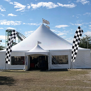 Tente de réception blanche pour mariage en extérieur, 5 parois latérales amovibles, gazebo, bache pour événements, tentes pour événements intérieurs et extérieurs - Product Image 6