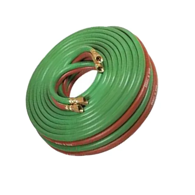 Red Blue Green color flexible PVC single/twin welding hose oxygen/ acetylene gas plastic tube