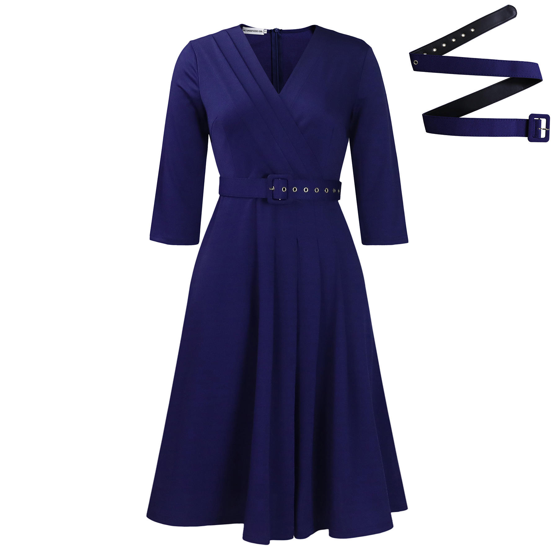 Dark blue + belt