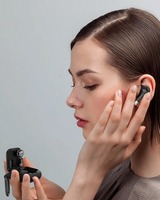 Montre connectée D 8 PRO avec écouteurs TWS 2-en-1, appels Bluetooth, NFC, surveillance de la fréquence cardiaque et de la pression artérielle, lecture de musique