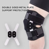 Genouillère articulée réglable en néoprène épais CONRIDA pour la course à pied - Taille unique, respirante, compressive, antidérapante