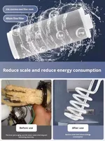 Préfiltre purificateur d'eau MEENA en acier inoxydable 316L, filtre amovible et lavable pour douche domestique et machine à laver