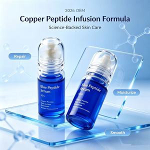 Sérum Facial au Peptide Bleu GHK 2026 OEM Personnalisé Soin Hydratant Réparateur Barrière Cutanée Peau Lisse - Product Image 4