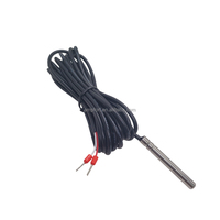 Capteur RTD 2 fils 6mm Dia 60mm Long PT1000 Classe B 3m pour collecteur de chauffe-eau solaire Système de contrôle de la température