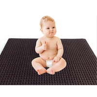 Puro de Dacron de poliéster Material de fibra de respaldo de PVC absorción de agua de entrada de puerta de piso Mat