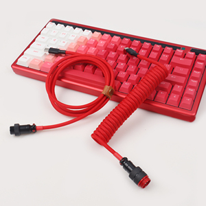 Khá bền Aviator gx16 bện USB cuộn bàn phím Cáp USB C để USB C cơ khí - Product Image 1