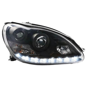 ไฟหน้าแบบ Light Emitting Diode สำหรับรถยนต์ W220 <span class=keywords><strong>ปี</strong></span> 2002 <span class=keywords><strong>2003</strong></span> 2004 2005 รุ่น <span class=keywords><strong>S280</strong></span> S320 S500 S600 พร้อมไฟ DRL แบบ Celestial Eye และเลนส์โปรเจคเตอร์ - Product Image 5