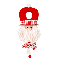 Zaves Series 13 Zoll Classic Santa Schneemann Tür hängen rot weiß Weihnachten Home Decor für Neujahr Party Factory Großhandel