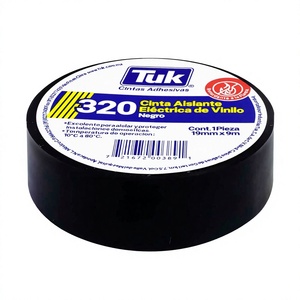Ruban isolant électrique noir 19 mm x 9 m en PVC avec adhésif en caoutchouc 320N-10 Pack 10 AP Herramientas Plage de température -40F à 176F - Product Image 2