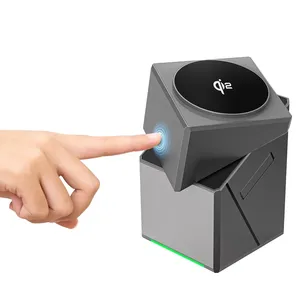 Chargeur sans fil magnétique <span class=keywords><strong>3</strong></span> en 1 Qi2 15W à rotation automatique pour Android, iPhone, iWatch, <span class=keywords><strong>Airpods</strong></span>, station de charge rapide - Product Image 2