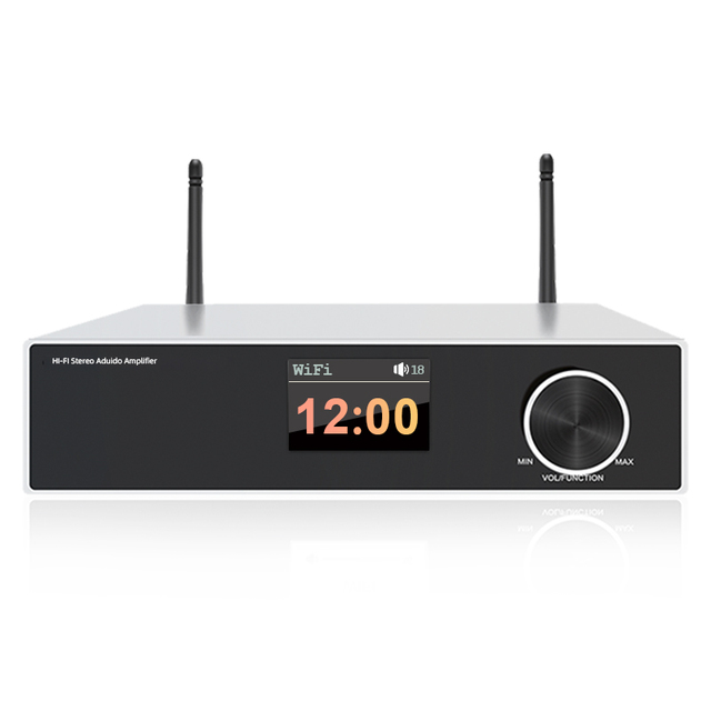 200W Power HiFi Home Stereo Amplifier 2 (2.0) With Remote Control Home Wi-Fi BT Audio Amplifier Up2stream Mini