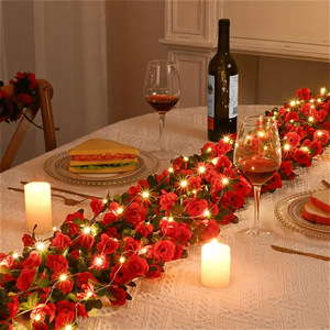 Artificial Rose Vines 200cm Above High Simulation <b>Wedding</b> Home Decor <b>Prop</b> - Product Image 3