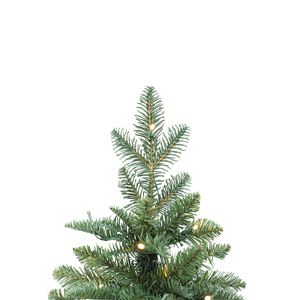 Árbol <span class=keywords><strong>de</strong></span> Navidad <span class=keywords><strong>de</strong></span> esquina <span class=keywords><strong>de</strong></span> media escala Longstar 2025, árbol mixto <span class=keywords><strong>de</strong></span> PVC PE con soporte <span class=keywords><strong>de</strong></span> árbol estable y decoración <span class=keywords><strong>de</strong></span> luces LED - Product Image 2