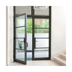 Prima personalizado alumínio qualidade superior porta alumínio exterior porta China fornecedor portas e janelas para perfil de alumínio
