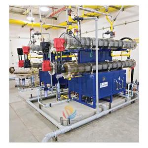 염소산 염소 가스 염화 시스템 화학 생산 공장의 염수 전기 분해에 의해 만들기